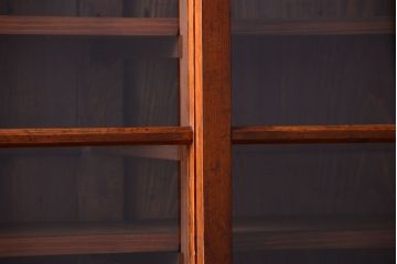 アンティーク家具　和製アンティーク　脚付き!古い木製の大きな重ね収納棚