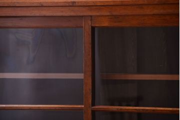 アンティーク家具　和製アンティーク　脚付き!古い木製の大きな重ね収納棚