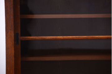 アンティーク家具　和製アンティーク　脚付き!古い木製の大きな重ね収納棚