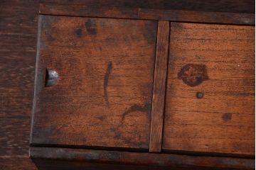 アンティーク雑貨　昭和レトロ　古いアンティーク木箱(小箱・収納箱)
