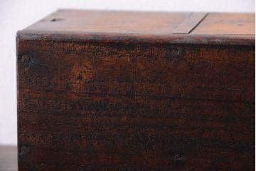 アンティーク雑貨　昭和レトロ　古いアンティーク木箱(小箱・収納箱)