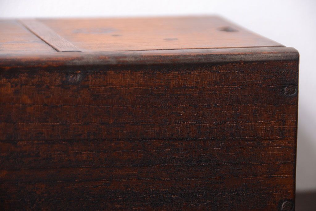 昭和レトロ 古道具 収納箱 レトロ　 アンティーク　中国算命学　算命占星学　箱 5個セット 収納ボックス 宝箱 レトロ アンティーク調 トレジャー