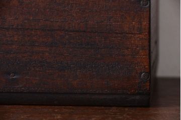 アンティーク雑貨　昭和レトロ　古いアンティーク木箱(小箱・収納箱)