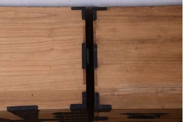 アンティーク家具　古民具・骨董　明治期　木味のアンティーク重ね観音箪笥