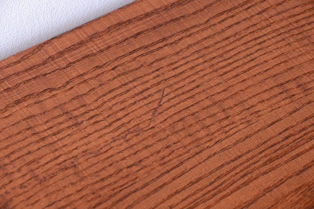 レトロ家具　アンティークペイント　特大サイズ!レトロな横長収納棚