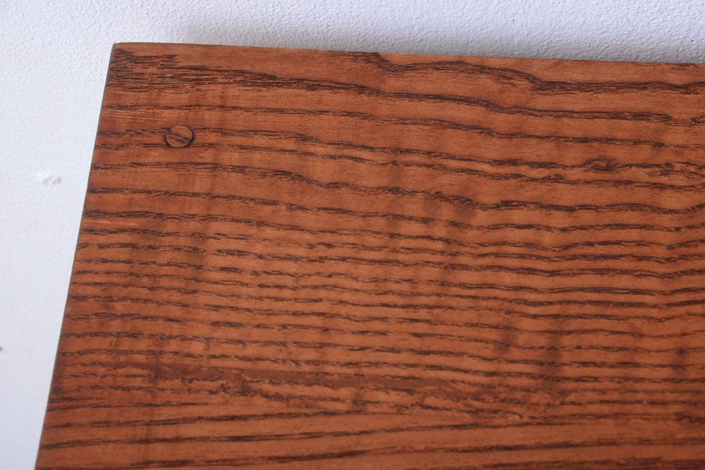 レトロ家具　アンティークペイント　特大サイズ!レトロな横長収納棚