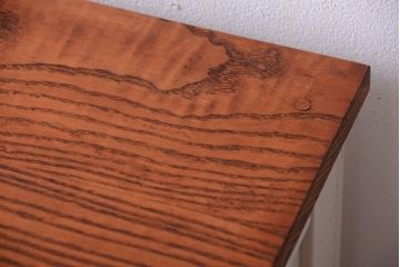 レトロ家具　アンティークペイント　特大サイズ!レトロな横長収納棚