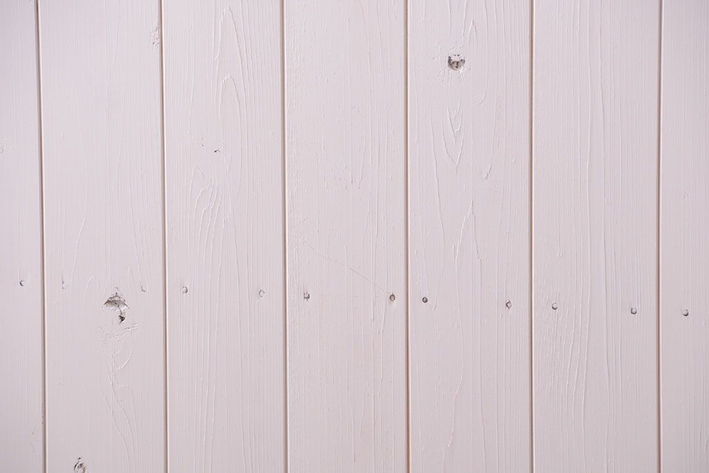 レトロ家具　アンティークペイント　特大サイズ!レトロな横長収納棚