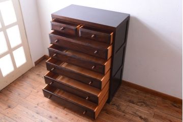 中古　松本民芸家具　チェスト(箪笥)(定価約28万円)