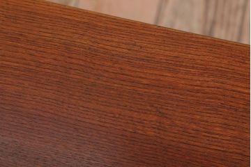 アンティーク家具　アンティーク　総欅材!天板一枚板の角ちゃぶ台
