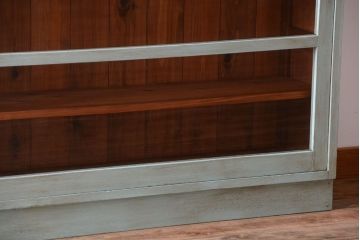 レトロ家具　アンティークペイント　特大サイズ!レトロな横長収納棚(2)