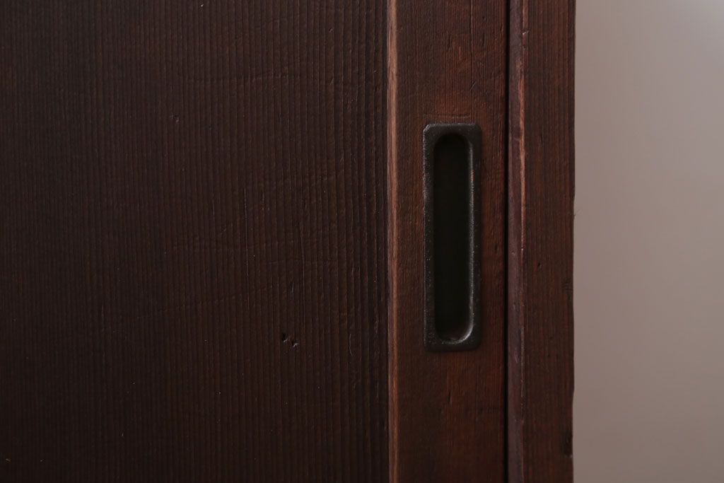 アンティーク家具　和製アンティーク　古い木製の小さな収納棚