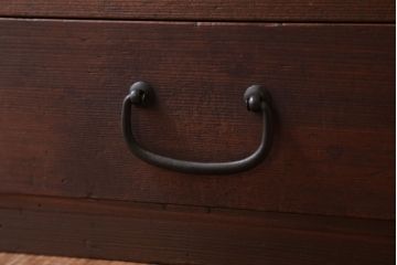 アンティーク家具　和製アンティーク　古い木製の小さな収納棚