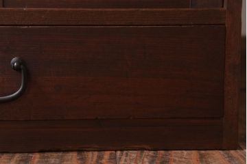 アンティーク家具　和製アンティーク　古い木製の小さな収納棚