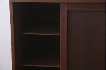 アンティーク家具　和製アンティーク　古い木製の小さな収納棚