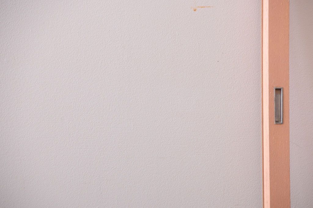 昭和レトロ　ペイントがかわいいアンティークガラス戸4枚セット(窓)(1)