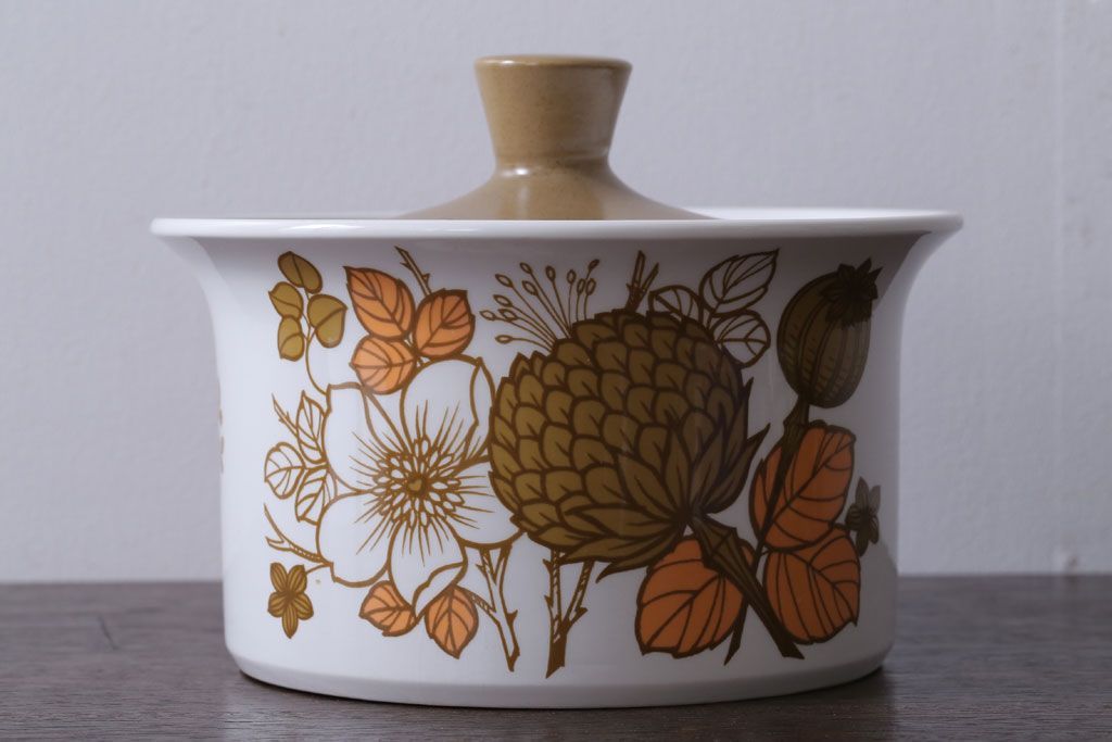 アンティーク雑貨　MIDWINTER(ミッドウィンター)　Country side(カントリーサイド)シリーズ　キャセロール(洋食器)