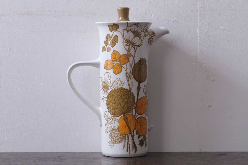 MIDWINTER(ミッドウィンター)　Country side(カントリーサイド)シリーズ　ポットとクリーマー(グレイビーボード)2点セット(洋食器)