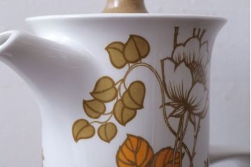 MIDWINTER(ミッドウィンター)　Country side(カントリーサイド)シリーズ　ポットとクリーマー(グレイビーボード)2点セット(洋食器)