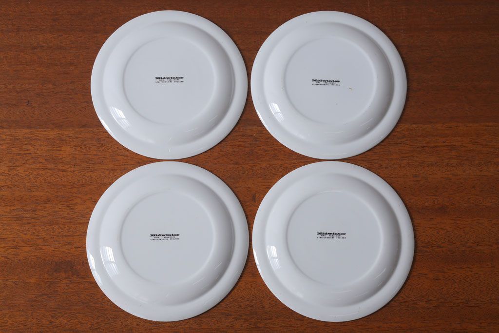 MIDWINTER(ミッドウィンター)　Country side(カントリーサイド)シリーズ　平皿4枚セット(洋食器)