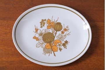 アンティーク雑貨　MIDWINTER(ミッドウィンター)　Country side(カントリーサイド)シリーズ　ディナープレート8枚とオーバルプレート1枚の9点セット(洋食器)