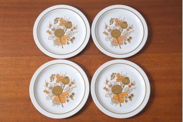 アンティーク雑貨　MIDWINTER(ミッドウィンター)　Country side(カントリーサイド)シリーズ　ディナープレート8枚とオーバルプレート1枚の9点セット(洋食器)