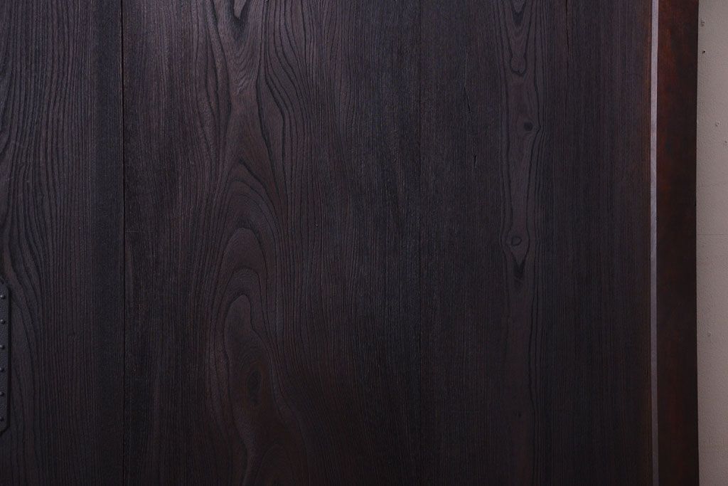 古民具・骨董　明治〜大正期　欅材と檜材!アンティーク蔵戸(建具)