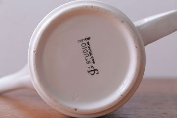 イギリスビンテージ　J&G　MEAKIN(ミーキン) AZTEC(アステカ)シリーズ　ポット、ミルク、シュガー3点セット(洋食器)