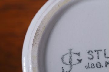 イギリスビンテージ　J&G　MEAKIN(ミーキン) AZTEC(アステカ)シリーズ　ポット、ミルク、シュガー3点セット(洋食器)