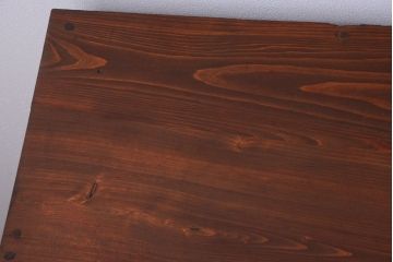 レトロ家具　和製アンティーク　古い木製のレトロな片袖机(勉強机・デスク)