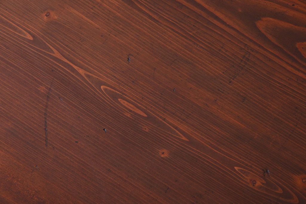 レトロ家具　和製アンティーク　古い木製のレトロな片袖机(勉強机・デスク)