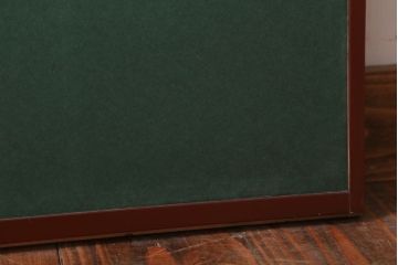 アンティーク　高級品!緞子張り慳貪扉