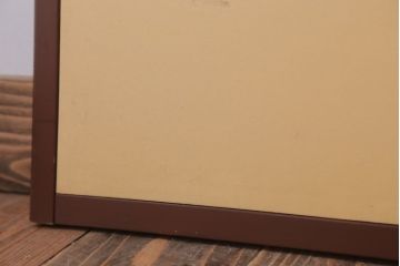 和製アンティーク　高級品!緞子張り引き戸2枚セット