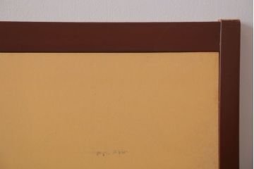 和製アンティーク　高級品!緞子張り引き戸4枚セット