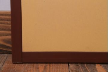 和製アンティーク　高級品!緞子張り引き戸4枚セット