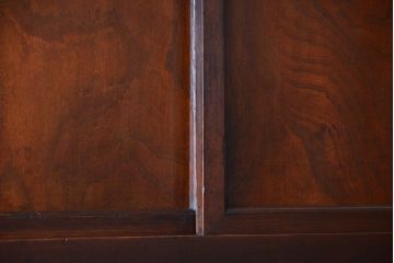 【S様ご成約分】古民具・骨董　明治〜大正期　二段重ねアンティーク関西帳場箪笥