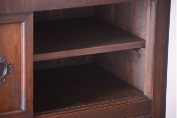 【S様ご成約分】古民具・骨董　明治〜大正期　二段重ねアンティーク関西帳場箪笥