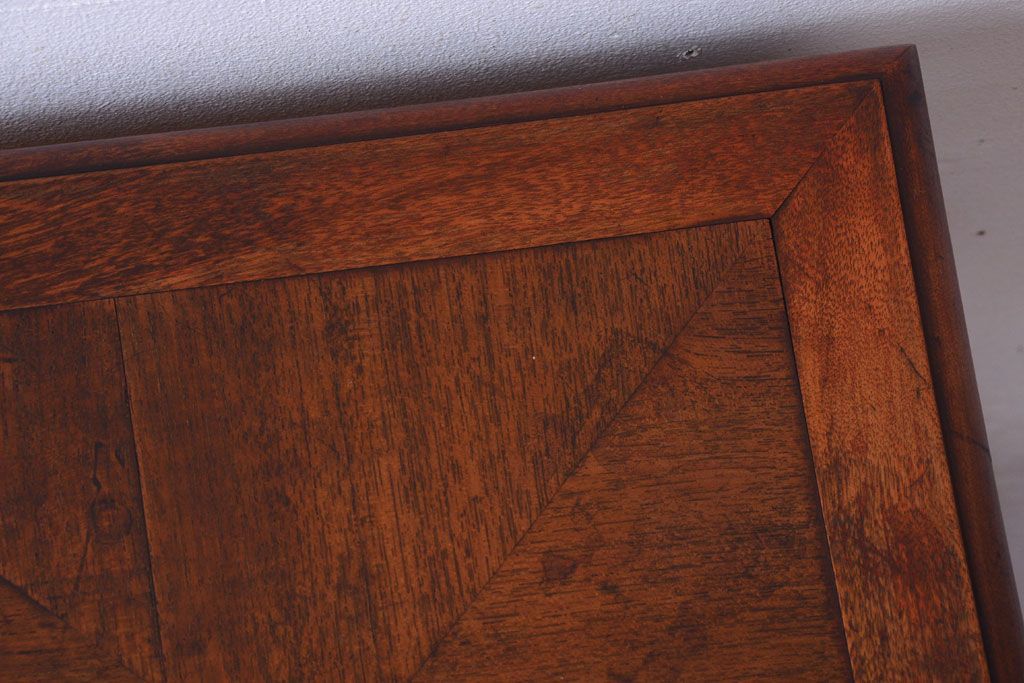 アンティーク家具　和製アンティーク　古い木製の上品なサイドテーブル(電話台)