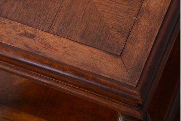 アンティーク家具　和製アンティーク　古い木製の上品なサイドテーブル(電話台)