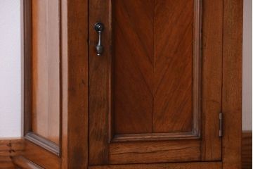 アンティーク家具　和製アンティーク　古い木製の上品なサイドテーブル(電話台)