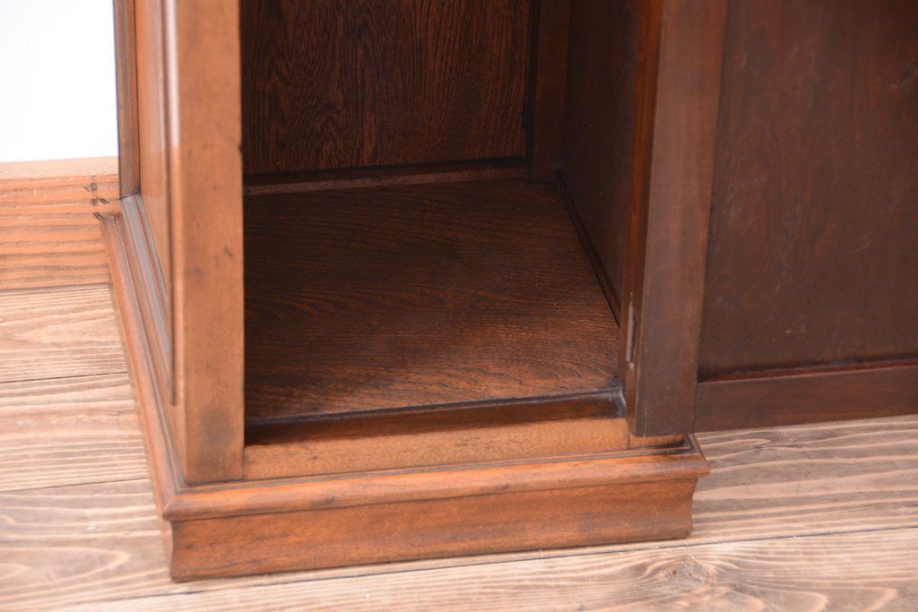 アンティーク家具　和製アンティーク　古い木製の上品なサイドテーブル(電話台)