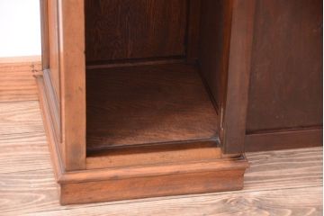 アンティーク家具　和製アンティーク　古い木製の上品なサイドテーブル(電話台)