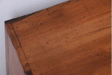 アンティーク家具　和製アンティーク　シンプルな木製チェスト(衣装箪笥)