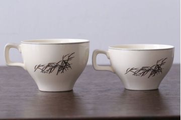 イギリスビンテージ　MIDWINTER(ミッドウィンター)　WILDGEESE(ワイルドギース)シリーズ　カップ&ソーサー3客セット(洋食器)