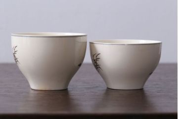 イギリスビンテージ　MIDWINTER(ミッドウィンター)　WILDGEESE(ワイルドギース)シリーズ　カップ&ソーサー3客セット(洋食器)
