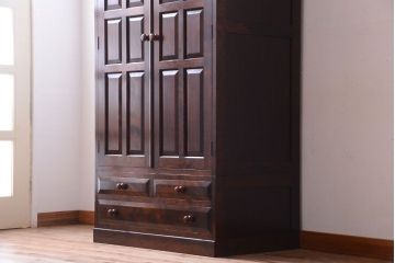 中古　松本民芸家具　ワードローブ