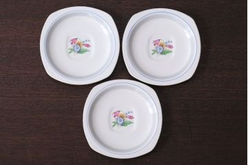 イギリスビンテージ　MIDWINTER(ミッドウィンター)　PETULA(ペトゥラ)シリーズ　カップ&ソーサー3客セット(洋食器)