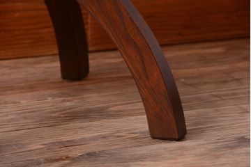 アンティーク家具　和製アンティーク　古いナラ材のシックな回転椅子