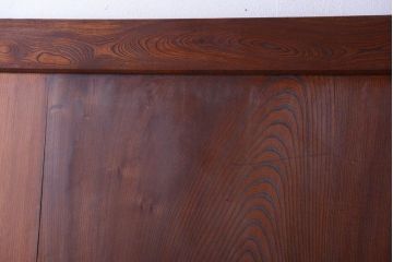 古民具・骨董　明治〜大正期　総欅材!アンティーク蔵戸(玄関戸)