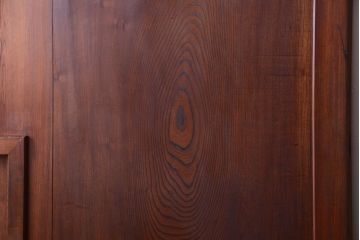 古民具・骨董　明治〜大正期　総欅材!アンティーク蔵戸(玄関戸)